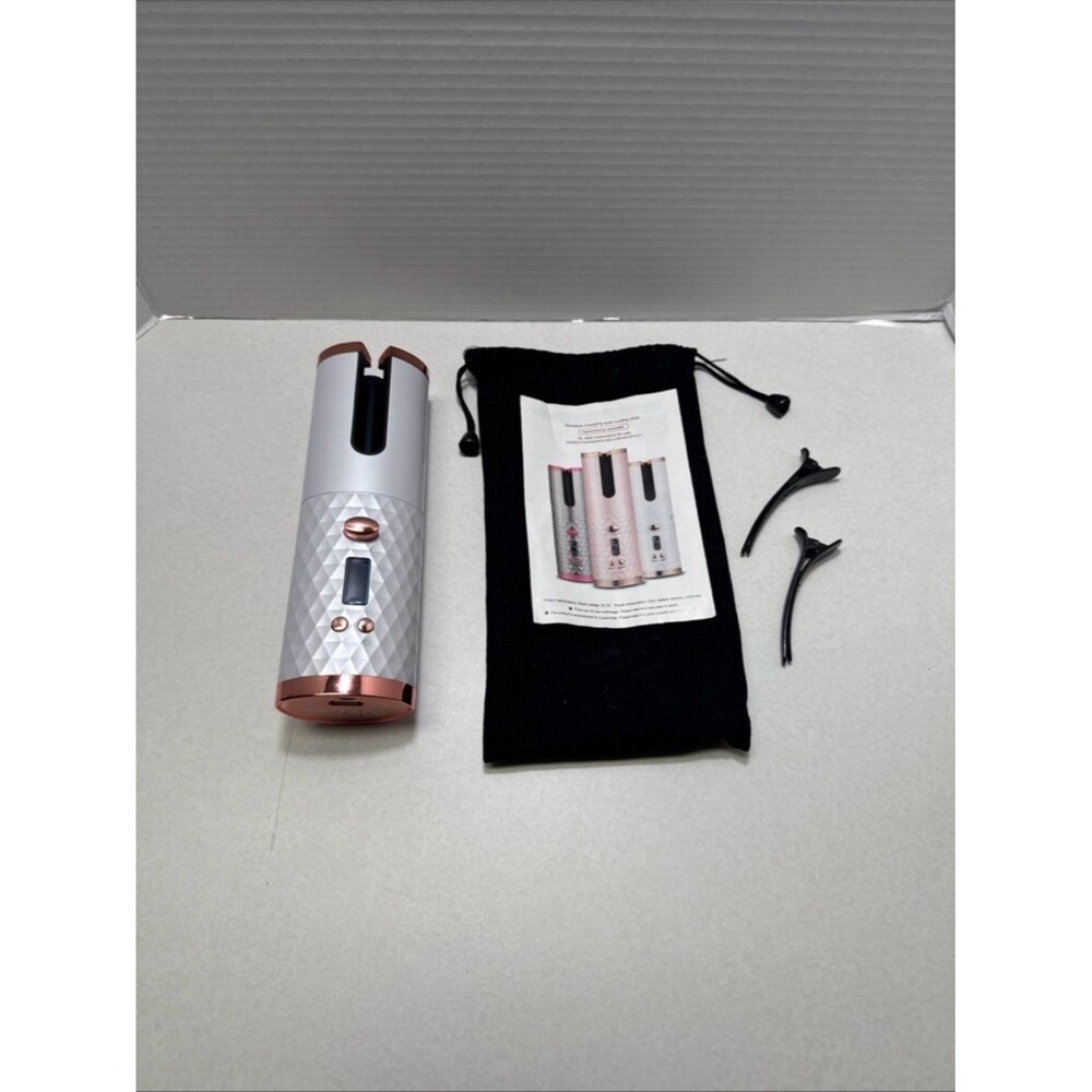 Automatic USB Cordless Cordless Hair Curler Curling Iron LCD Display Hair Style
